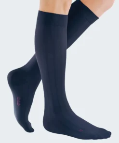 Mediven® For Men Knee Length Ribbed Socks Closed Toe Ccl 2 (23-32mmHg) RAL
