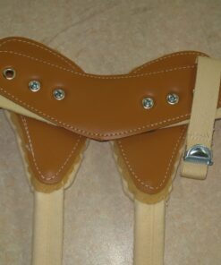 DOUBLE Elastic Band Truss for Bilateral Scrotal/Indirect Hernias - with Optional Rat Tail Pad for Stubborn Hernias