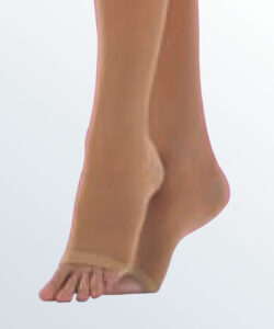 New Duomed® Soft Below Knee Stockings Open Toe. (Now available in black up to class 2).