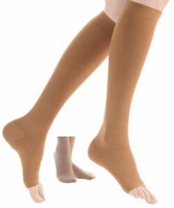 Sigvaris Premium Cotton 200 Calf Length Open Toe Ccl 1(18-21mmHg), Ccl 2(23-32mmHg) & Ccl 3(34-46mmHg) RAL.