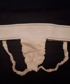 Men's Athletic Cotton Jock Strap by SALLIS HEALTHCARE- Medical Grade - 3 inch Deep Elastic Waist Band - ALL SIZES AVAILABLE