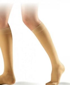 Sigvaris ESSENTIAL THERMOREGULATING (Cotton) Knee Length Compression Socks with Knobbed Grip Top Closed Toe - Ccl 2 (23-32mmHg) RAL