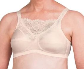 Mastectomy Bra Massage Size 44A White