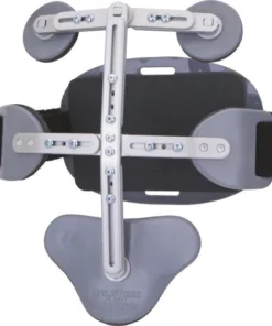 CASH300P Spinal Hyperextension Orthosis with Hinged Pectoral Pad and Hinged Pubic Pad