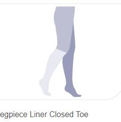 Jobst FarrowWrap Knee Length Liner without Compression Closed Toe - Provides a smooth base and skin protection under the outer wrap piece