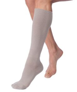 JOBST FarrowHybrid ADI Liner Knee Length (AD), Regular Foot Width - Compression in the Foot & Ankle Only - US Ccl 2 (20-30 mmHg) Closed Toe