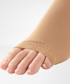 VenoTrain® Delight Flat-Knit Below Knee Stockings Open Toe Ccl 2 (23-32 mmHg) & Ccl 3 (34-46 mmHg) RAL - for severe vein problems, lymphoedema and lipoedema