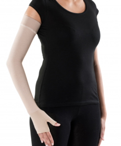 Sigvaris 503 Traditional Natural Rubber Combined Lymphoedema Armsleeve with Hand Piece & Grip Top Ccl 2 (23-32mmHg) RAL Standard