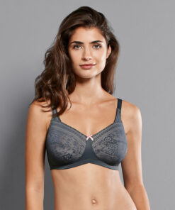 Anita FLEUR Post-Mastectomy Bra Medium Support - Size UK34-42 A-D and UK34-40 E in Black, Anthracite, Crystal & Ber60