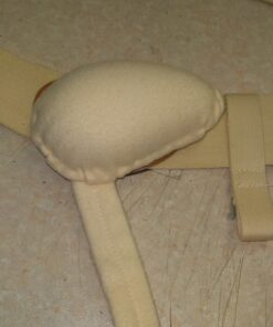 SINGLE Hernia Elastic Band Truss - for INGUINAL/DIRECT Hernia - Hospital Grade