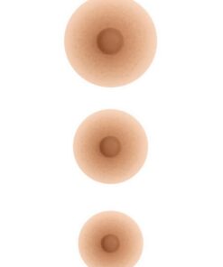 Nipple Set of 2 with Cleanser Self-Adhesive in 5 Different Shades & 3 Areola Sizes
