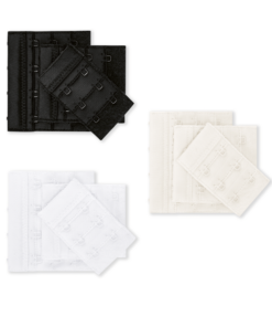 Bra Extenders - Options 2, 3 or 4 Hooks - Black, White & Cream