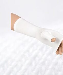 Hand & Forearm Cotton Mitt with Thumb - Protection Lining & Cushioning for Hand / Wrist Braces