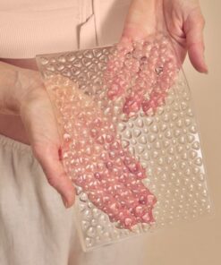 Large A5 Lymph Pad 100% Medical Silicone with Textured Surface - for Fibrotic Tissue, Improved Lymph Flow, Scar Therapy