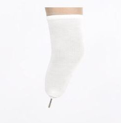 CozMedix BK Amputee Stump Sock CLASSIC THIN Soft Cotton with SILICONE PIN-HOLE, 80% Cotton - BOIL PROOF