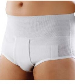 Hernia Support Brief with a Pair of Anatomically Shaped Compression Pads - Medical Grade