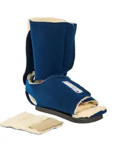Comfy A-Boot Orthosis - Ambulatory Version with Removable Non-Slip Sole for Heel Pressure Relief - ADULT