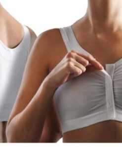 Post-Op Seamless Bra Model 4 - Intermediate Level 3 Compression with Soft Velcro Front Fastening - Medical Grade & Latex Free