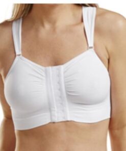 Post-Op Seamless Bra Model 3 - Intermediate Level 3 Compression with Hook-and-Eye Front Fastening - Medical Grade & Latex Free
