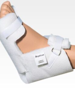 Compact Heel Protector with D Ring, Velcro Fastening & Front Foot Section Polyester for Bed-Bound Patients