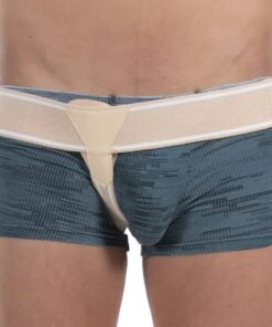 Single Inguinal Hernia Elastic Band Truss with Flexible Cotton Fabric - Universal Size