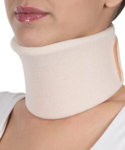 Nelson Collar Basic Covered in Soft Fabric - for Muscle Spasms, Post-Traumatic Degenarative Changes