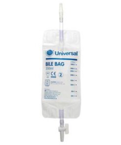 STERILE Bile Collection Bag Universal RYLES/KEHRS Connector in 350 ml (UN400RK) and 500 ml (UN405RK)